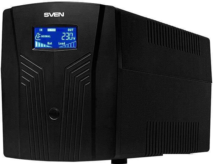 Источник бесперебойного питания SVEN Pro 1500 (LCD, USB) от компании Интернет-магазин marchenko - фото 1