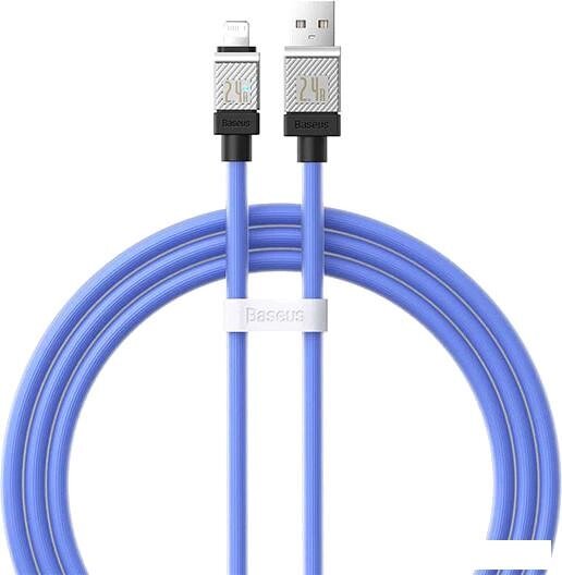 Кабель Baseus CoolPlay Series Fast Charging Data Cable 2.4A USB Type-A - Lightning (1 м, синий) от компании Интернет-магазин marchenko - фото 1