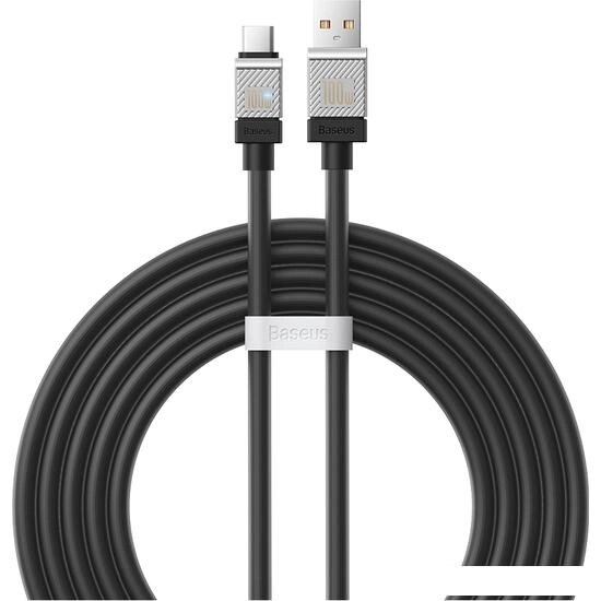 Кабель Baseus CoolPlay Series USB Type-A - USB Type-C (2 м, черный) от компании Интернет-магазин marchenko - фото 1