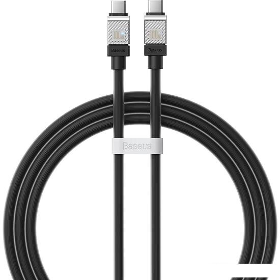 Кабель Baseus CoolPlay Series USB Type-C - USB Type-C (1 м, черный) от компании Интернет-магазин marchenko - фото 1