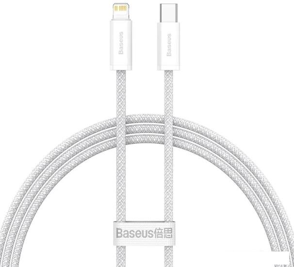 Кабель Baseus Lightning - USB Type-C CALD000002 (1 м, белый) от компании Интернет-магазин marchenko - фото 1