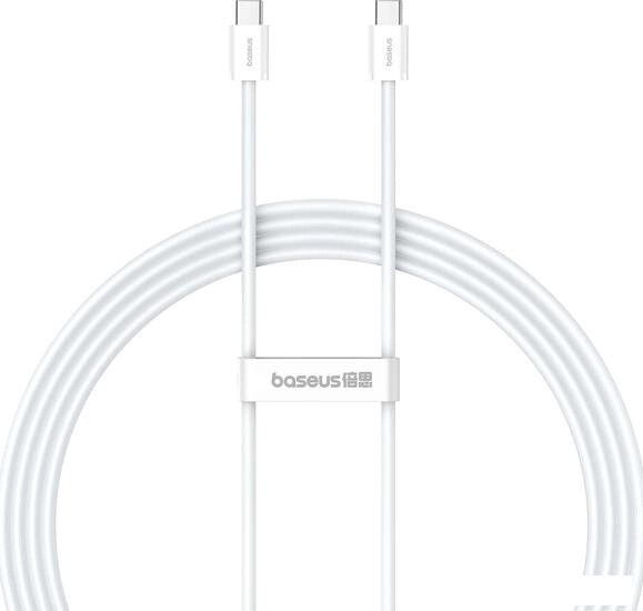 Кабель Baseus Superior Series 2 Fast Charging Data Cable 100W USB Type-C - USB Type-C (2 м, белый) от компании Интернет-магазин marchenko - фото 1