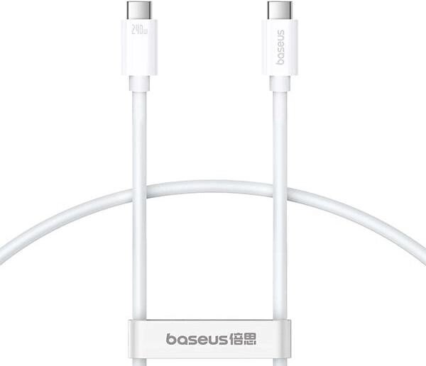 Кабель Baseus Superior Series 2 USB4 Full-Function Fast Charging Cable 240W USB Type-C - USB Type-C (1 м, белый) от компании Интернет-магазин marchenko - фото 1