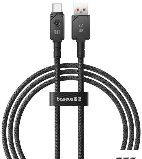 Кабель Baseus Unbreakable Series USB Type-A - USB Type-C (1 м, черный) от компании Интернет-магазин marchenko - фото 1