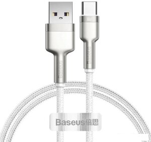 Кабель baseus USB type-A - USB type-C CAKF000102 (1 м, белый)