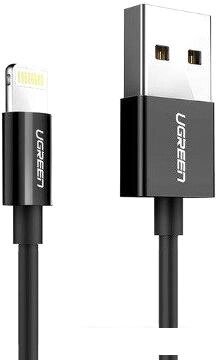 Кабель Ugreen US155 80823 USB Type-A - Lightning (2 м, черный) от компании Интернет-магазин marchenko - фото 1