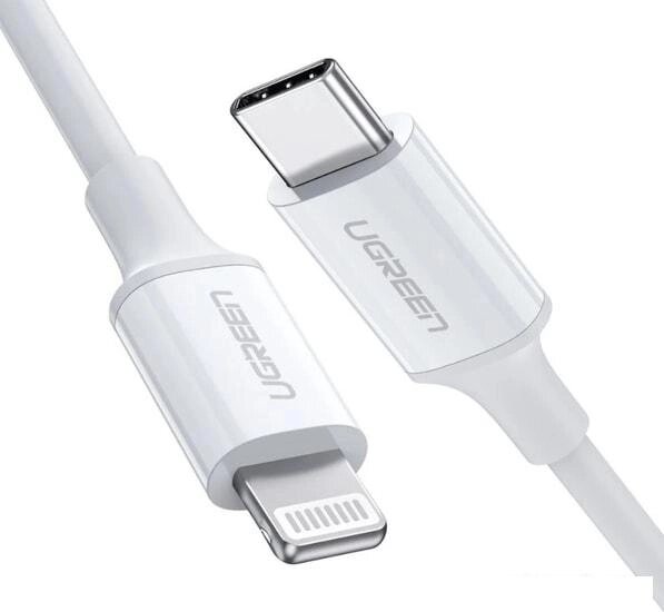 Кабель Ugreen US171 60747 USB Type-C - Lightning (0.5 м, белый) от компании Интернет-магазин marchenko - фото 1