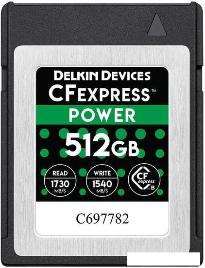 Карта памяти Delkin Devices Power CFexpress DCFX1-512 512GB от компании Интернет-магазин marchenko - фото 1