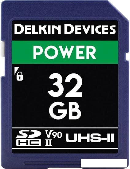 Карта памяти Delkin Devices SDHC Power UHS-II 32GB от компании Интернет-магазин marchenko - фото 1