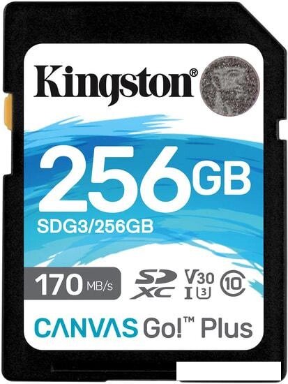 Карта памяти Kingston Canvas Go! Plus SDXC 256GB от компании Интернет-магазин marchenko - фото 1