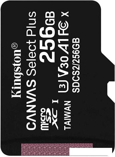 Карта памяти Kingston Canvas Select Plus microSDXC 256GB от компании Интернет-магазин marchenko - фото 1
