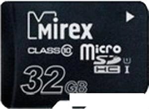 Карта памяти mirex microsdhc UHS-I (class 10) 32GB [13612-mcsuhs32]