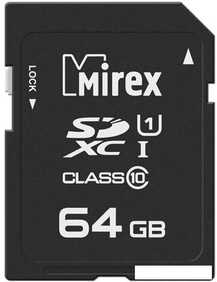 Карта памяти Mirex SDXC 13611-SD10CD64 64GB от компании Интернет-магазин marchenko - фото 1
