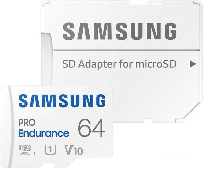 Карта памяти Samsung PRO Endurance+ microSDXC 64GB (с адаптером) от компании Интернет-магазин marchenko - фото 1