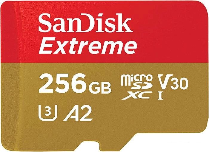 Карта памяти SanDisk Extreme microSDXC SDSQXAV-256G-GN6MN 256GB от компании Интернет-магазин marchenko - фото 1