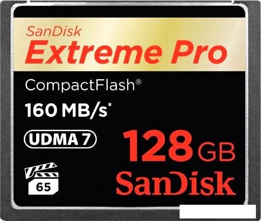 Карта памяти SanDisk Extreme Pro CompactFlash 128GB [SDCFXPS-128G-X46] от компании Интернет-магазин marchenko - фото 1