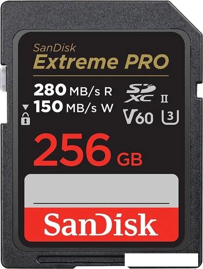 Карта памяти SanDisk Extreme PRO SDXC SDSDXEP-256G-GN4IN 256GB от компании Интернет-магазин marchenko - фото 1