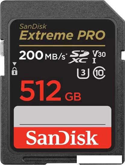 Карта памяти SanDisk Extreme PRO SDXC SDSDXXD-512G-GN4IN 512GB от компании Интернет-магазин marchenko - фото 1