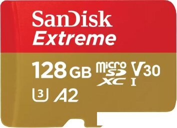 Карта памяти SanDisk Extreme SDSQXAA-128G-GN6MA microSDXC 128GB от компании Интернет-магазин marchenko - фото 1