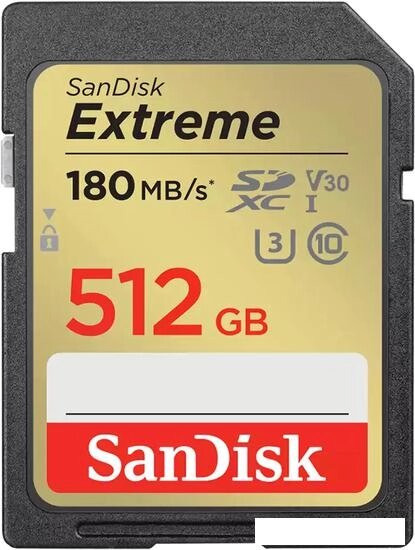 Карта памяти SanDisk Extreme SDXC SDSDXVV-512G-GNCIN 512GB от компании Интернет-магазин marchenko - фото 1