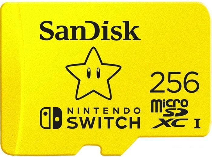 Карта памяти SanDisk For Nintendo Switch microSDXC SDSQXAO-256G-GN3ZN 256GB от компании Интернет-магазин marchenko - фото 1