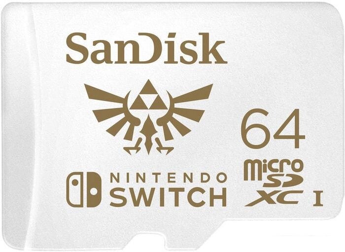 Карта памяти SanDisk For Nintendo Switch microSDXC SDSQXAT-064G-GNCZN 64GB от компании Интернет-магазин marchenko - фото 1