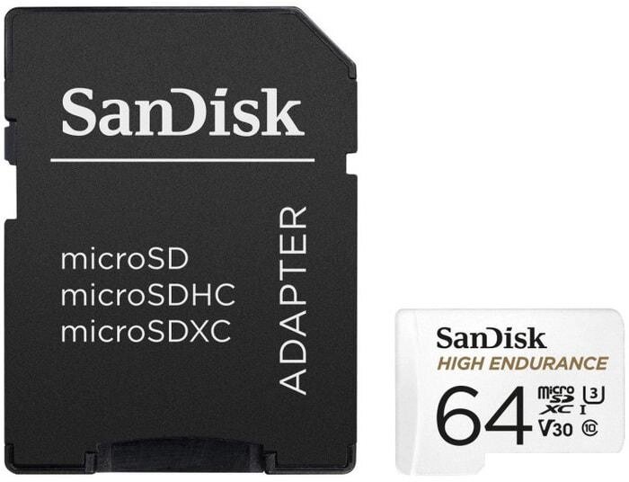 Карта памяти SanDisk High Endurance microSDXC SDSQQNR-064G-GN6IA 64GB (с адаптером) от компании Интернет-магазин marchenko - фото 1