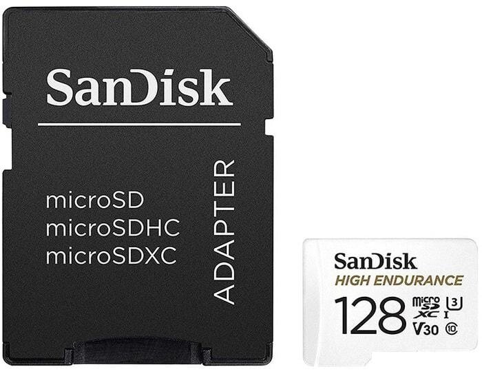 Карта памяти SanDisk High Endurance microSDXC SDSQQNR-128G-GN6IA 128GB (с адаптером) от компании Интернет-магазин marchenko - фото 1