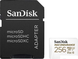 Карта памяти sandisk microsdxc sdsqqvr-256G-GN6ia 256GB (с адаптером)