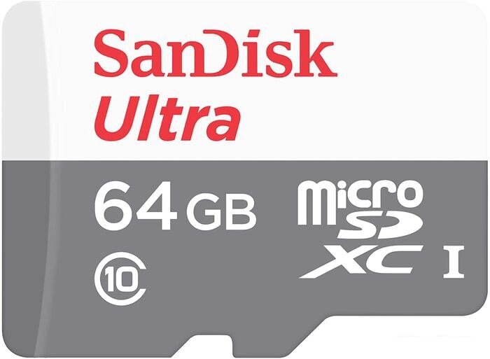 Карта памяти SanDisk Ultra SDSQUNR-064G-GN3MN microSDXC 64GB от компании Интернет-магазин marchenko - фото 1