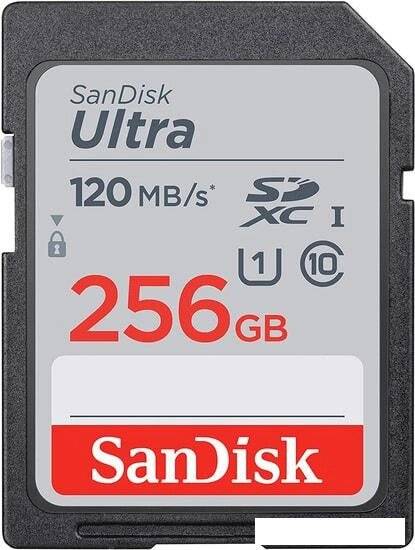 Карта памяти SanDisk Ultra SDXC SDSDUN4-256G-GN6IN 256GB от компании Интернет-магазин marchenko - фото 1
