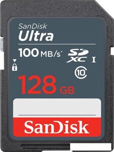 Карта памяти sandisk ultra SDXC sdsdunr-128G-GN3in 128GB