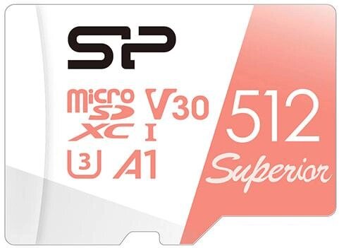 Карта памяти Silicon-Power Superior A1 microSDXC SP512GBSTXDV3V20 512GB от компании Интернет-магазин marchenko - фото 1