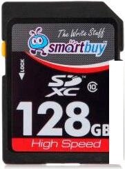 Карта памяти smart buy SDXC (class 10) 128GB (SB128gbsdxc10)