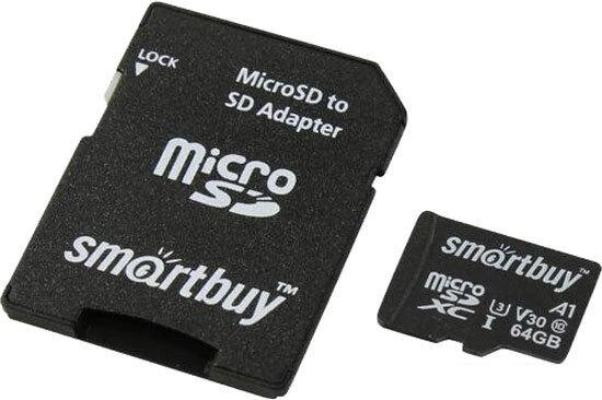 Карта памяти SmartBuy microSDXC SB64GBSDU1A-AD 64GB от компании Интернет-магазин marchenko - фото 1