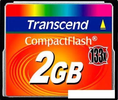 Карта памяти Transcend 133x CompactFlash 2 Гб (TS2GCF133) от компании Интернет-магазин marchenko - фото 1