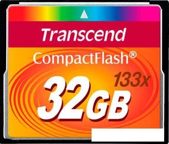 Карта памяти Transcend 133x CompactFlash 32 Гб (TS32GCF133) от компании Интернет-магазин marchenko - фото 1