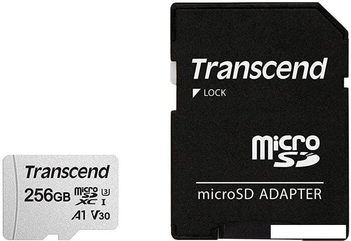 Карта памяти Transcend 300S 256GB (с адаптером) от компании Интернет-магазин marchenko - фото 1