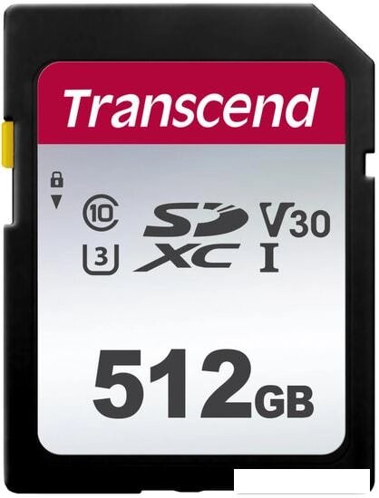 Карта памяти Transcend SDXC 300S 512GB от компании Интернет-магазин marchenko - фото 1