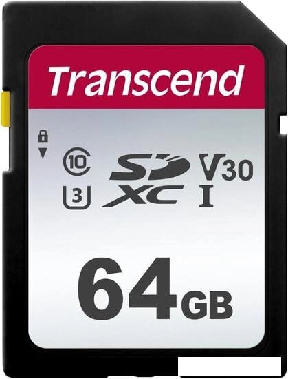 Карта памяти Transcend SDXC 300S 64GB от компании Интернет-магазин marchenko - фото 1
