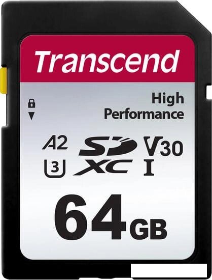 Карта памяти Transcend SDXC 330S TS64GSDC330S 64GB от компании Интернет-магазин marchenko - фото 1