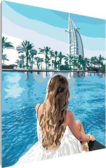 Картина по номерам PaintLine Девушка в Дубае 2037705417480 от компании Интернет-магазин marchenko - фото 1