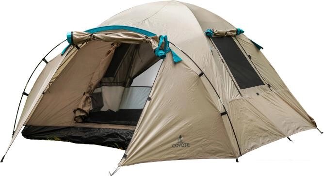 Кемпинговая палатка Coyote Kansas-3 (бежевый) от компании Интернет-магазин marchenko - фото 1