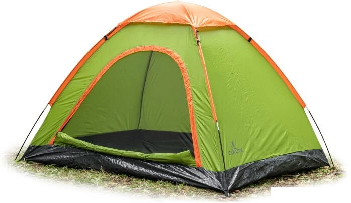 Кемпинговая палатка Coyote Vortex-4 v2 (зеленый) от компании Интернет-магазин marchenko - фото 1