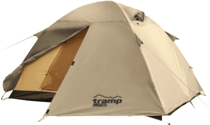 Кемпинговая палатка TRAMP Lite Tourist 3 (песочный) от компании Интернет-магазин marchenko - фото 1