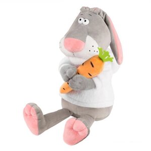 Классическая игрушка Maxitoys Luxury Кролик Семеныч в худи с морковкой MT-MRT02228-4-25