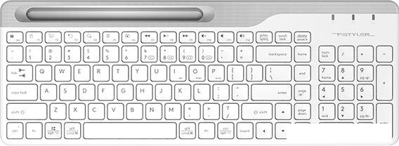 Клавиатура A4Tech Fstyler FBK25 (белый/серый) от компании Интернет-магазин marchenko - фото 1