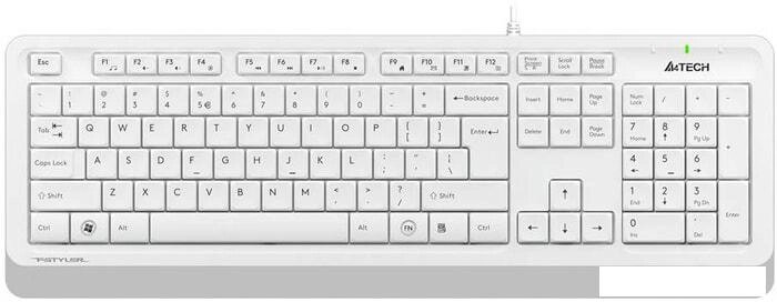 Клавиатура A4Tech Fstyler FK10 (белый/серый) от компании Интернет-магазин marchenko - фото 1