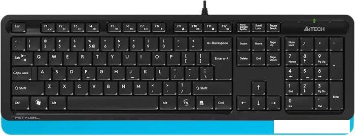 Клавиатура A4Tech Fstyler FK10 (черный/синий) от компании Интернет-магазин marchenko - фото 1