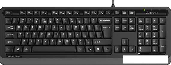 Клавиатура A4Tech Fstyler FKS10 (черный/серый) от компании Интернет-магазин marchenko - фото 1